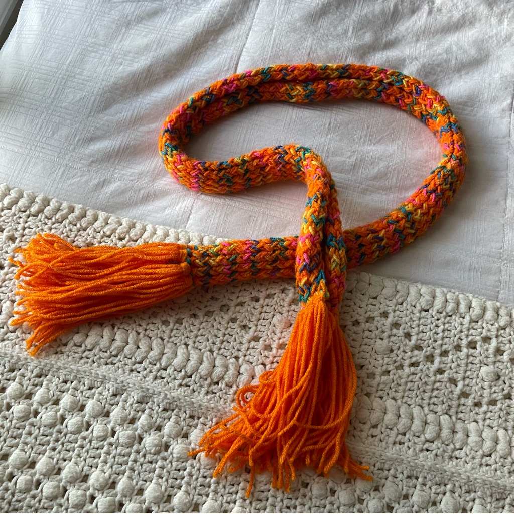 Crocheted Multicolor Scarf
